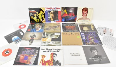 Lot 375 - DAVID BOWIE; twenty-one singles including a...