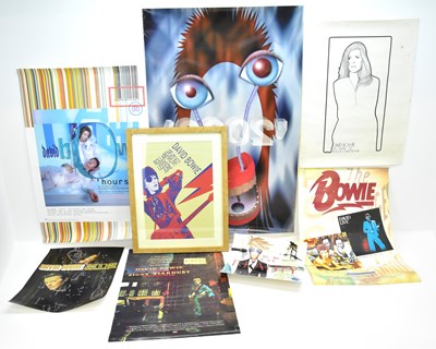 Lot 314 - DAVID BOWIE; eight various posters comprising '...