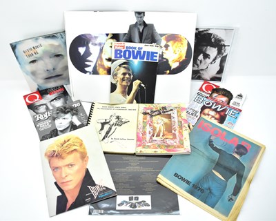 Lot 313 - DAVID BOWIE; various magazines, some books etc,...