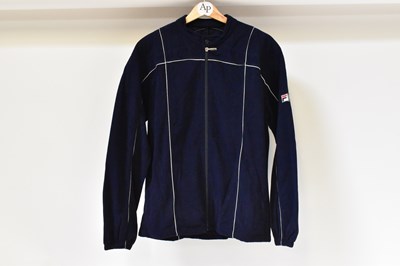 Lot 120 - FILA; five original long sleeve zip front...