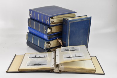 Lot 558 - A large collection of Naval and merchant...