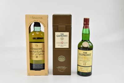 Lot 203 - WHISKY; The Glenlivet 12 year single malt...