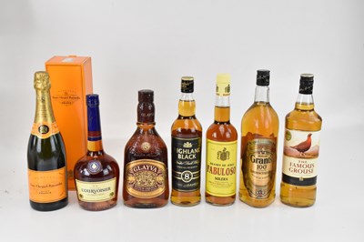 Lot 206 - WHISKY; a bottle Highland Black, 70cl, Grants...