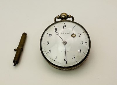 Lot 518 - CARANDA; a 19th century French white metal...