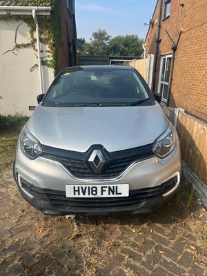 Lot 327 - A silver Renault Captur 2018, registration...