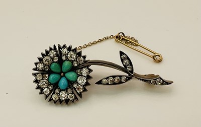 Lot 440 - A late 19th century yellow and white metal...