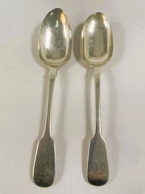 Lot 541 - CHARLES ELEY, two George IV hallmarked silver...
