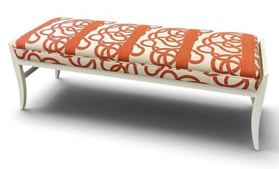Lot 70 - A modern contemporary white painted...