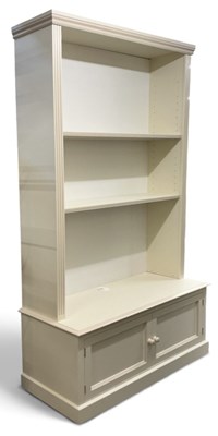 Lot 41 - A modern white painted kitchen cupboard type...