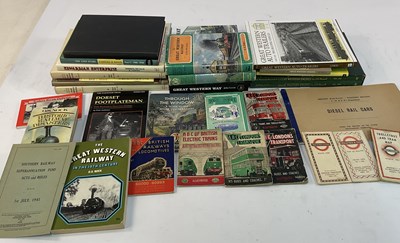 Lot 369 - A quantity of railway books and printed...