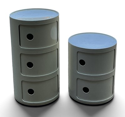 Lot 75 - ANNA CASTELLI FERRIERI FOR KARTELL; two modern...