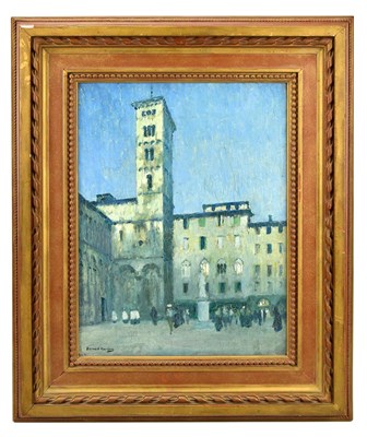 Lot 217 - BERNARD HARRISON (1871-1956); oil on board,...
