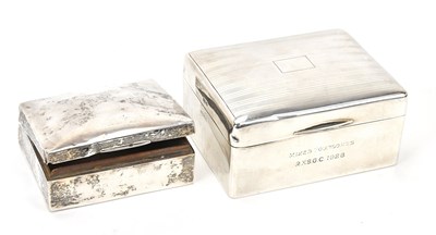 Lot 551 - WALKER & HALL; a George V hallmarked silver...