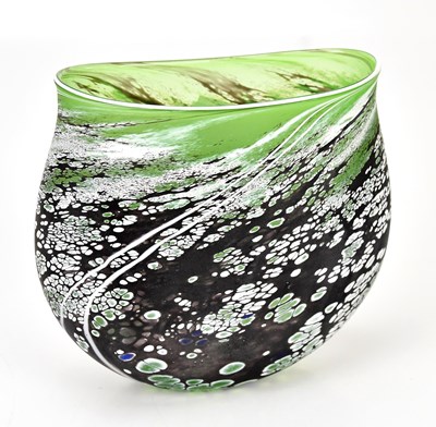 Lot 1448 - MARTIN ANDREWS; a decorative glass vase,...