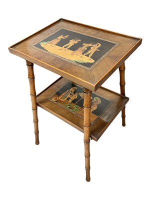Lot 137 - An early 20th century Sorrentoware inlaid two...