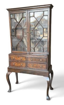 Lot 37 - An early 19th century mahogany bookcase on...