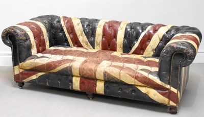 Lot 5 - ANDREW MARTIN; a Union Jack Chesterfield sofa,...