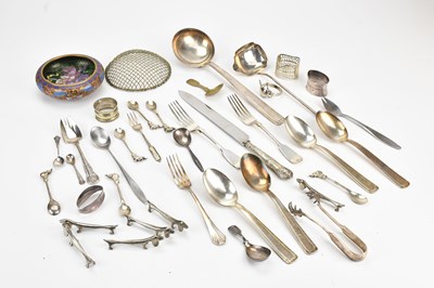 Lot 23 - A collection of plated items, including French...