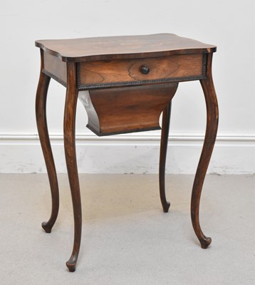 Lot 1208 - A late 19th century French style inlaid...