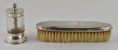 Lot 1242 - A George V hallmarked silver dressing table...