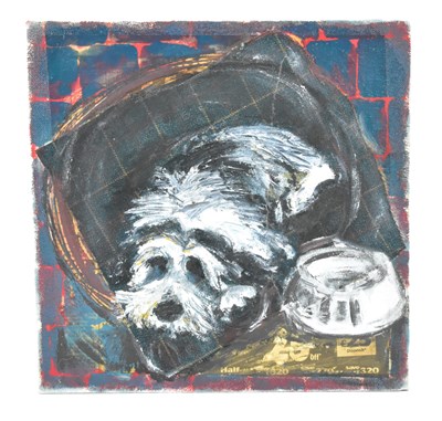 Lot 548 - MATT WILDE; a mixed media picture depicting a...