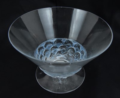 Lot 274 - RENÉ LALIQUE; a champagne glass, 'Pouilly',...