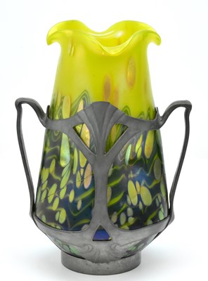 Lot 281 - LOETZ; a rare 'Cytisus' iridescent yellow and...