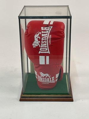 Lot 117 - A boxing glove signed by Carl Froch and Mikkel...