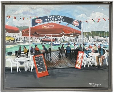 Lot 280 - NOURRY; a modern oil on canvas, 'Captain's...