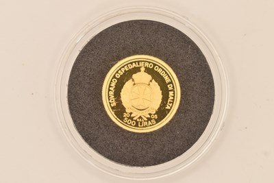 Lot 1709 - A 2005 1/25oz Malta Pope John Paul II gold...