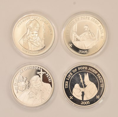 Lot 1707 - Four encapsulated silver proof coins, all from...