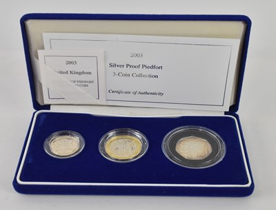 Lot 1734 - ROYAL MINT; a cased encapsulated silver proof...
