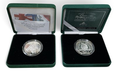 Lot 1720 - ROYAL MINT; a cased encapsulated silver proof...