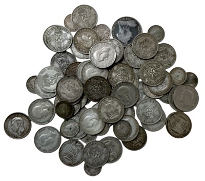 Lot 1721 - A quantity of assorted GB pre-decimal silver...