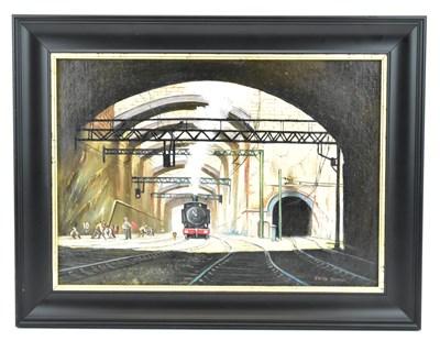 Lot 539 - STEVEN SCHOLES (born 1952); oil on board,...