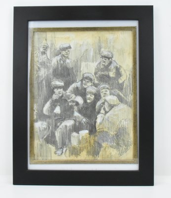 Lot 537 - DAVID COULTER (20th and 21st century); pencil...