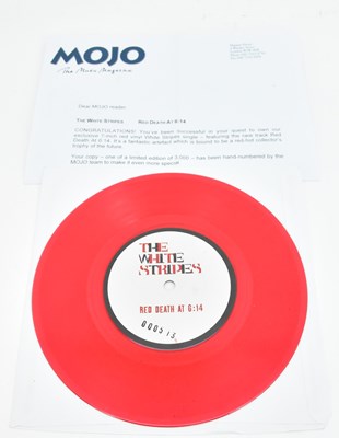 Lot 459 - THE WHITE STRIPES; 'Red Death at 6:14' red...
