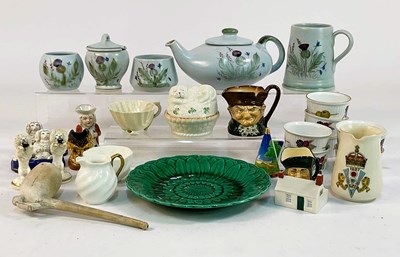 Lot 221 - A quantity of ceramics, including 19th century...