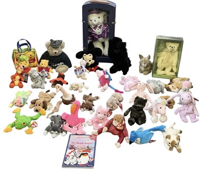 Lot 721 - A collection of assorted teddy bears and...