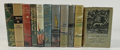 Lot 330 - HENRY WILLIAMSON; a collection of ten first...