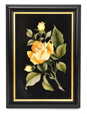 Lot 292 - ASHFORD MARBLE; a plaque depicting a yellow...