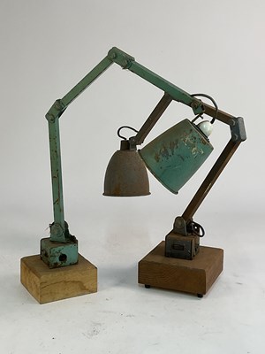 Lot 574 - MEMLITE; two mid 20th century industrial...