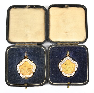 Lot 285 - A pair of yellow metal 'The Incorporated...