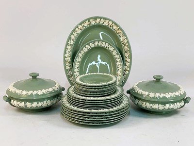 Lot 201 - WEDGWOOD; a part dinner service in the...