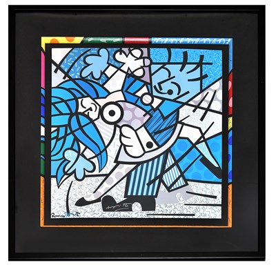 Lot 12 - ROMERO BRITTO (Brazilian, born 1963);...