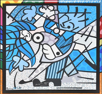 Lot 12 - ROMERO BRITTO (Brazilian, born 1963);...