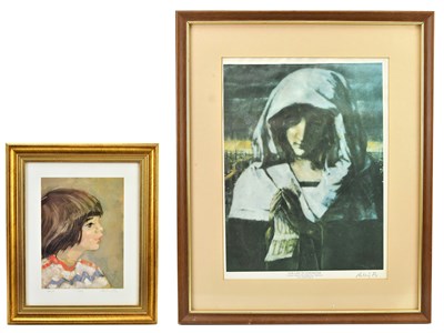 Lot 1598 - HAROLD FRANCIS RILEY; pencil signed print,...