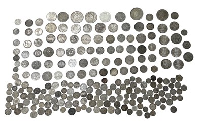Lot 1605 - A large quantity of assorted all world silver...