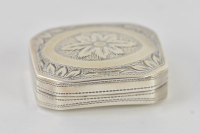 Lot 1246 - COCKS & BETTRIDGE; a George III hallmarked...