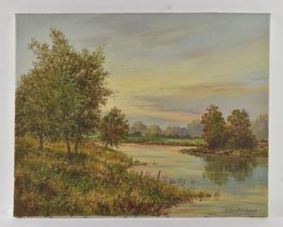 Lot 300 - JEAN HAMILTON GEORGE (born 1948); oil on...